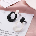 Shangjie Oem Aretes 925 Серебряные иглы уникальные модные украшения гипербола двойные цвета нерегулярные круглые серьги подвески